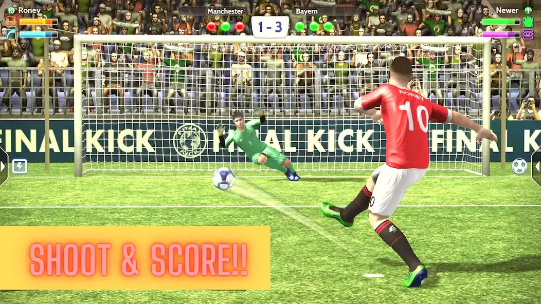 Play Football Kick Soccer Striker as an online game Football Kick Soccer Striker with UptoPlay