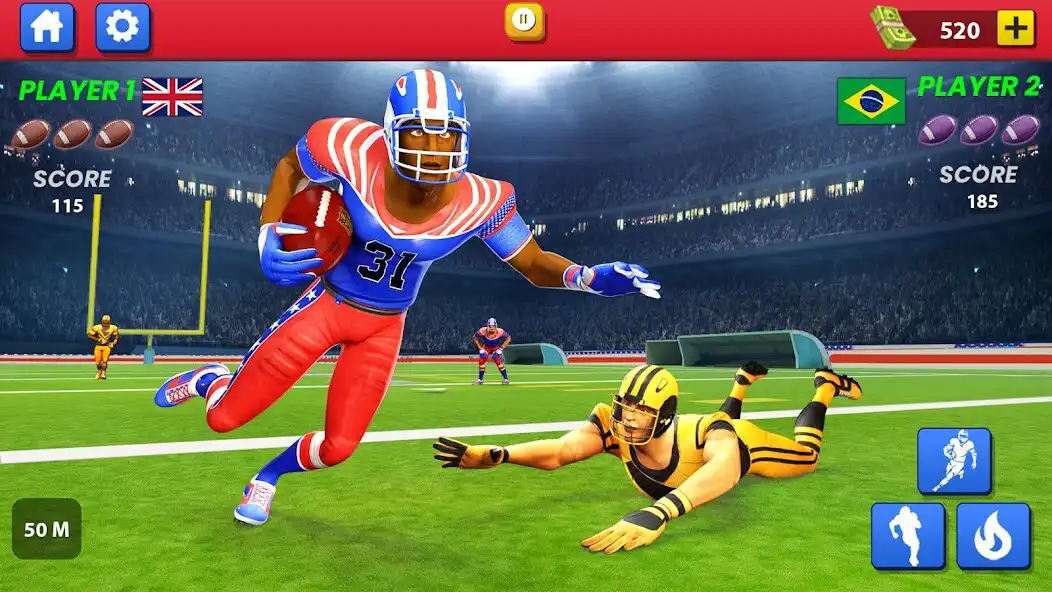 Play Football Kicks: Rugby Games as an online game Football Kicks: Rugby Games with UptoPlay
