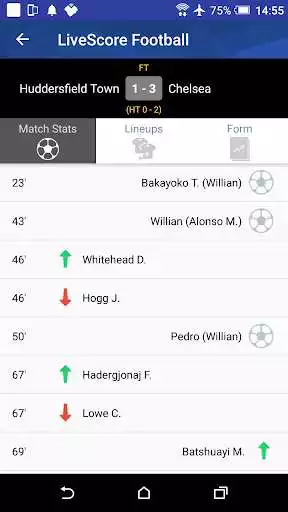 Play Football Live Scores Today