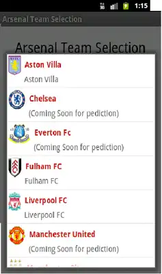 Play Football match predictor
