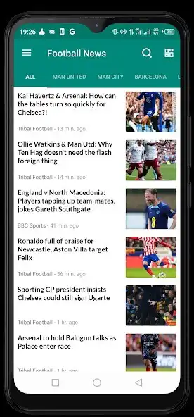 Play Football News 24/7 as an online game Football News 24/7 with UptoPlay