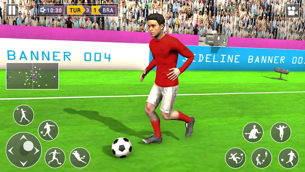 Play Football Offline Soccer Game as an online game Football Offline Soccer Game with UptoPlay