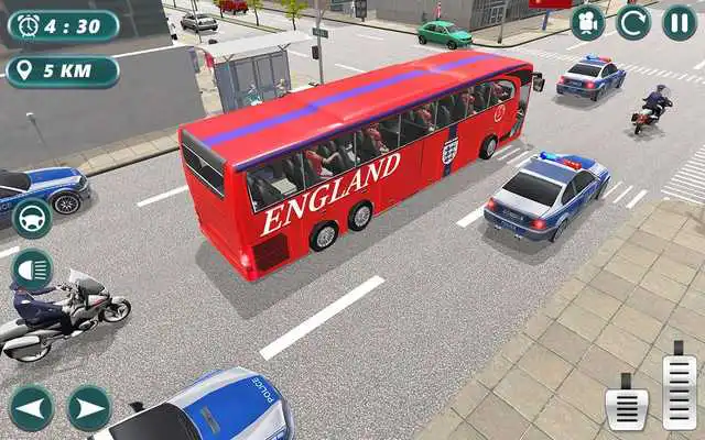 Play Football Player Coach Bus Driver