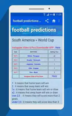 Play Football predictions