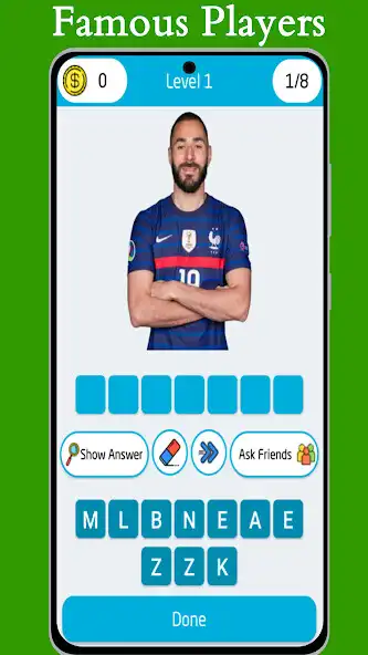 Play Football Quiz: Guess the Name  and enjoy Football Quiz: Guess the Name with UptoPlay