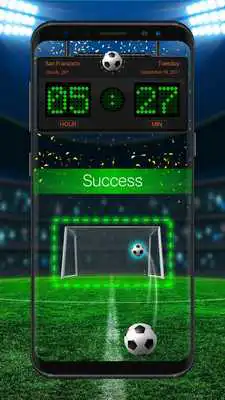 Play Football  shooting lock screen