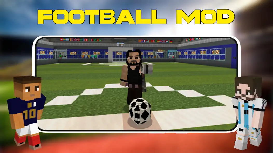 Play Football Soccer Mod For MCPE  and enjoy Football Soccer Mod For MCPE with UptoPlay