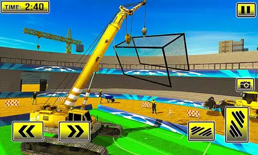 Play Football Stadium Builder: New 3D Construction Game as an online game Football Stadium Builder: New 3D Construction Game with UptoPlay