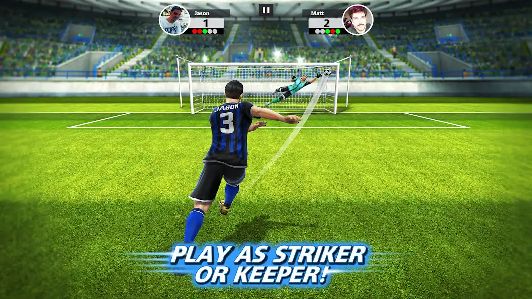 Play Football Strike: Online Soccer as an online game Football Strike: Online Soccer with UptoPlay