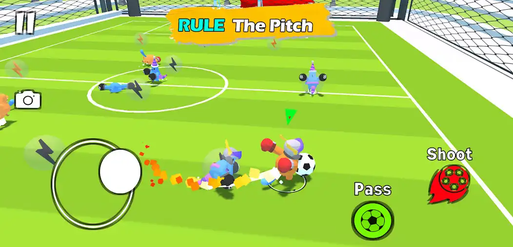 Play Football Striker League as an online game Football Striker League with UptoPlay