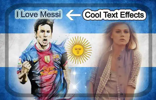 Play Football Team Photo Editor with Argentina Team