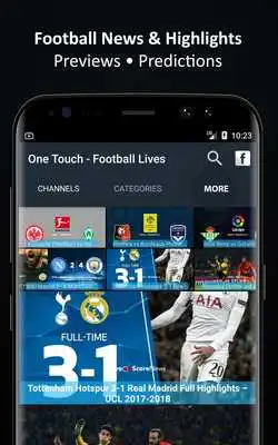 Play Football TV Live - One Touch Sports Television