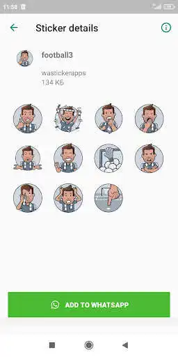 Play Football WASticker  and enjoy Football WASticker with UptoPlay