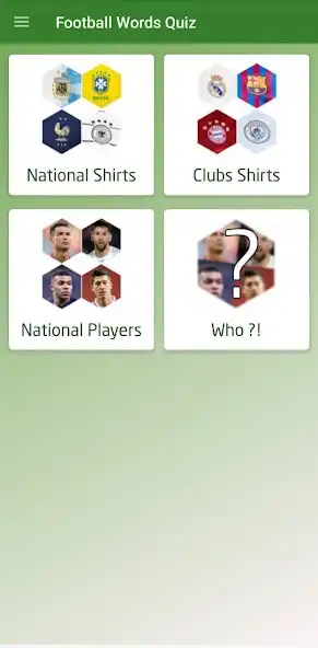 Play Football Words Quiz as an online game Football Words Quiz with UptoPlay
