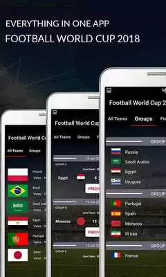Play Football World Cup 2018 Russia - Stats  Updates