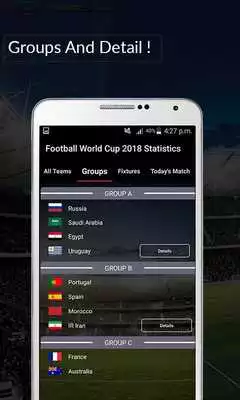 Play Football World Cup 2018 Russia - Stats  Updates