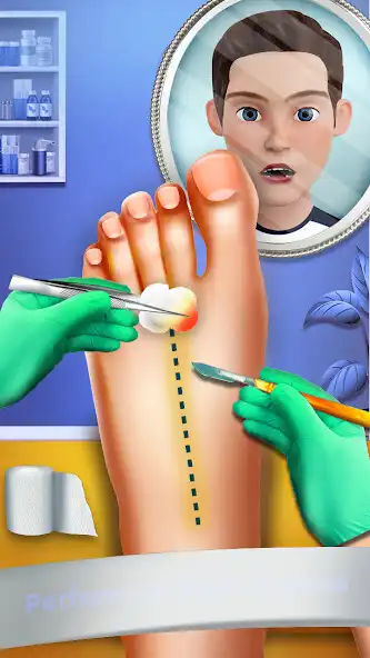 Play Foot Doctor Clinic ASMR Games as an online game Foot Doctor Clinic ASMR Games with UptoPlay