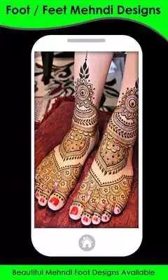 Play Foot / Feet Mehndi Designs