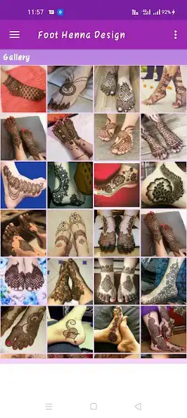 Play Foot Henna Design as an online game Foot Henna Design with UptoPlay