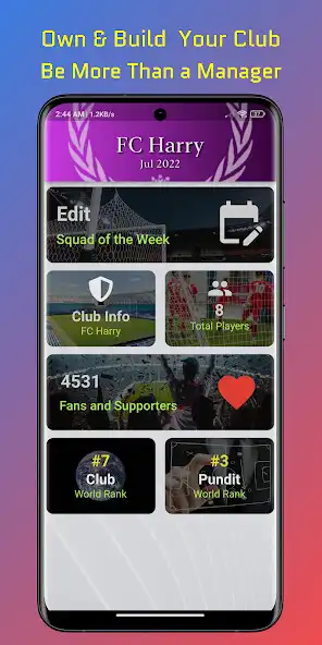 Play FootKing - Football Fantasy as an online game FootKing - Football Fantasy with UptoPlay