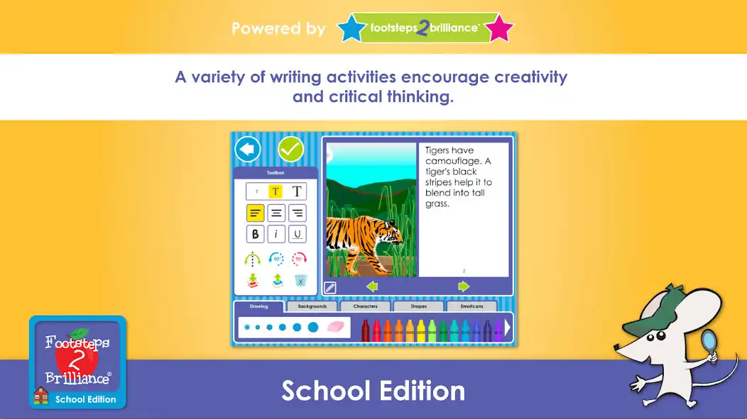 Play Footsteps2Brilliance School Edition as an online game Footsteps2Brilliance School Edition with UptoPlay