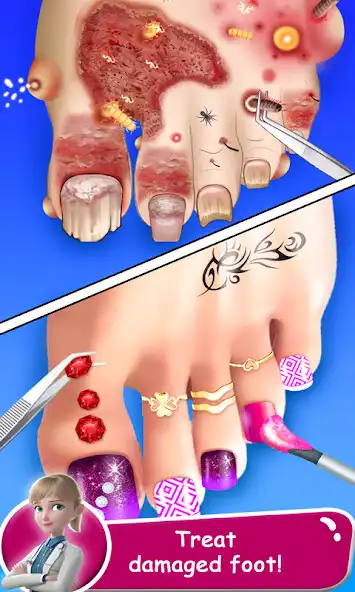 Play Foot Surgery Doctor Care ASMR  and enjoy Foot Surgery Doctor Care ASMR with UptoPlay