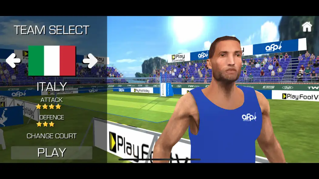 Play Footvolley - The Game as an online game Footvolley - The Game with UptoPlay