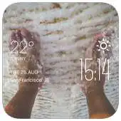 Free play online Foot weather widget/clock APK