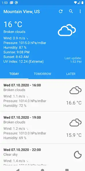Play Forecast Weather: Realtime information  and enjoy Forecast Weather: Realtime information with UptoPlay