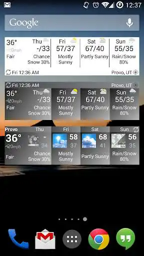 Play Forecast Widget  and enjoy Forecast Widget with UptoPlay