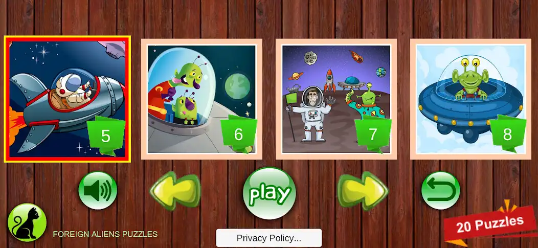 Play Foreign Aliens Puzzles as an online game Foreign Aliens Puzzles with UptoPlay