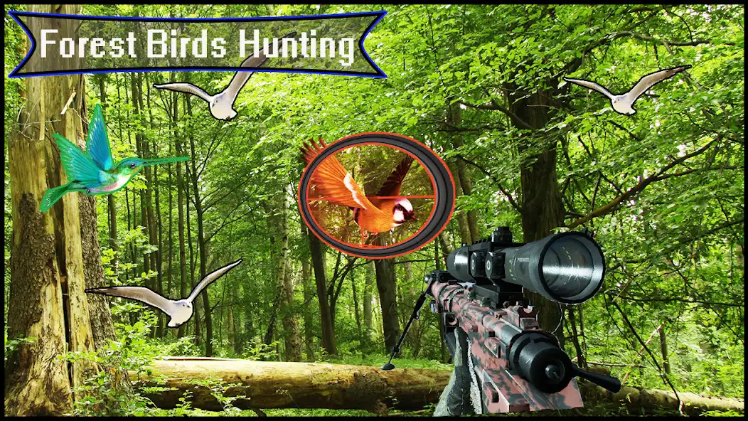 Play Forest 3D Birds Hunting - Sniper Shooting  and enjoy Forest 3D Birds Hunting - Sniper Shooting with UptoPlay