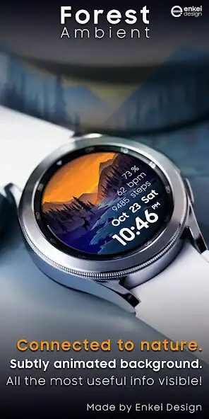 Play Forest Ambient - watch face as an online game Forest Ambient - watch face with UptoPlay