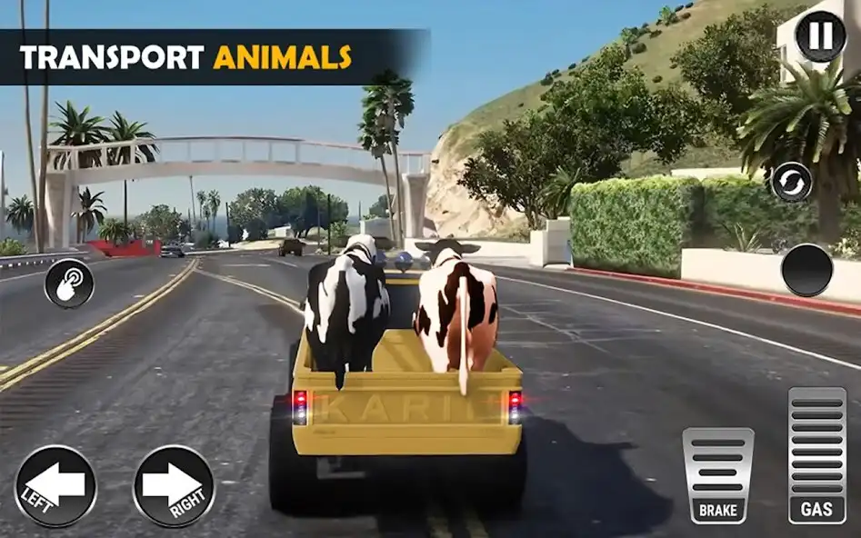 Play Forest Animals Transport Truck as an online game Forest Animals Transport Truck with UptoPlay