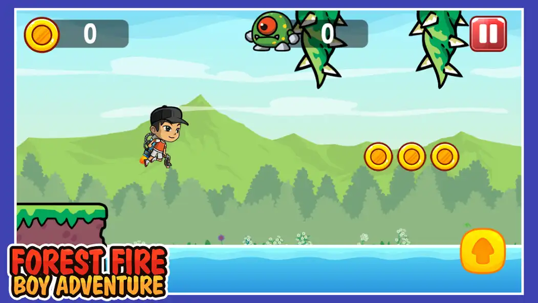 Play Forest Fire Boy Adventure as an online game Forest Fire Boy Adventure with UptoPlay