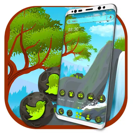 Play Forest Waterfall Illustration APK Play Forest Waterfall Illustration APK