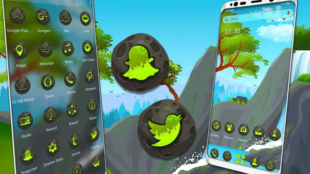 Play Forest Waterfall Illustration   and enjoy Forest Waterfall Illustration  with UptoPlay