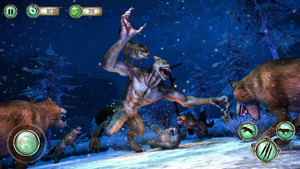 Play Forest Wild Werewolf Hunting as an online game Forest Wild Werewolf Hunting with UptoPlay