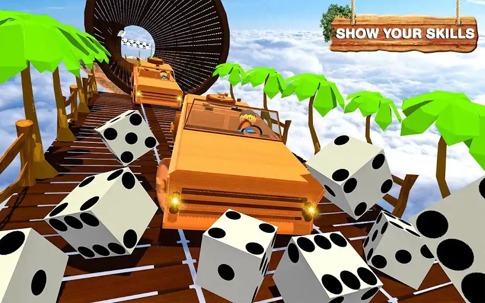 Play Forest Wooden Stunt: Car Games as an online game Forest Wooden Stunt: Car Games with UptoPlay