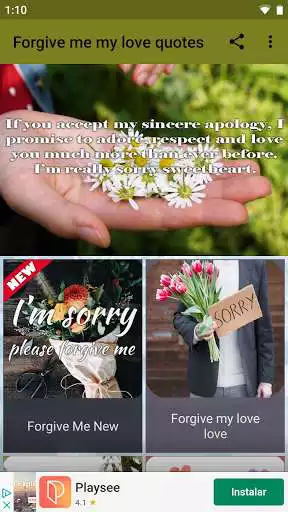Play Forgive me my love