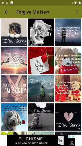 Play Forgive me my love