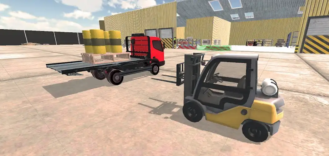 Play Forklift Simulator Driver Pro  and enjoy Forklift Simulator Driver Pro with UptoPlay