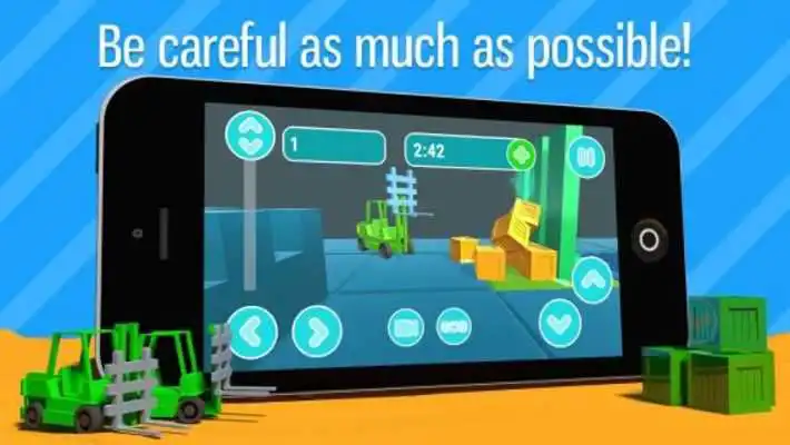 Play Forklift Simulator as an online game Forklift Simulator with UptoPlay