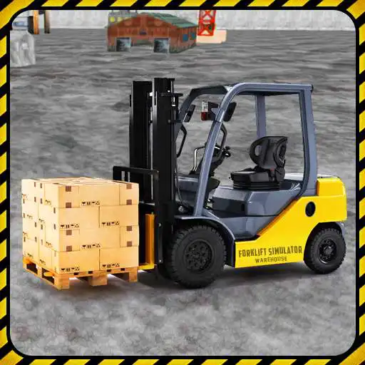 Run free android online Forklift simulator warehouse APK
