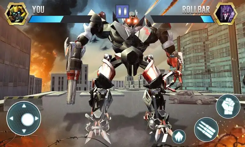 Play Former Robot Car War Combat 3D as an online game Former Robot Car War Combat 3D with UptoPlay