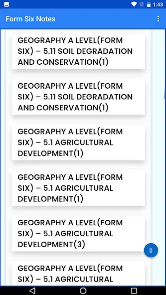 Play Form Six Notes : all subjects  and enjoy Form Six Notes : all subjects with UptoPlay