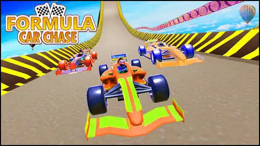 Play Formula car chase: Hot wheels stunt cars 2020 as an online game Formula car chase: Hot wheels stunt cars 2020 with UptoPlay