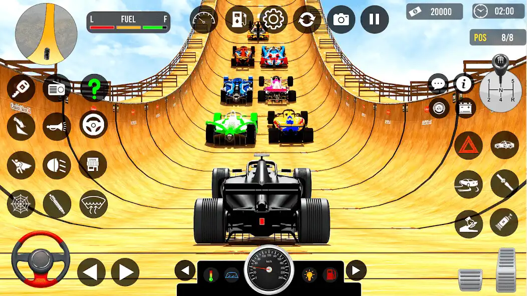 Play Formula Car: Mega Ramp Games  and enjoy Formula Car: Mega Ramp Games with UptoPlay