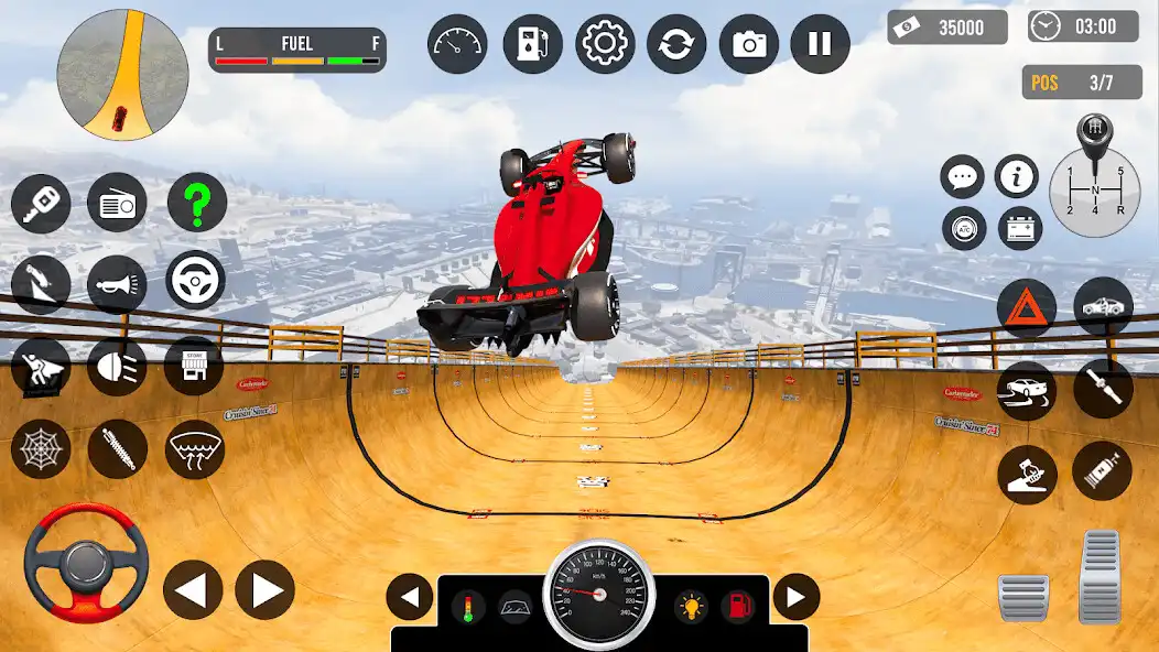 Play Formula Car: Mega Ramp Games as an online game Formula Car: Mega Ramp Games with UptoPlay