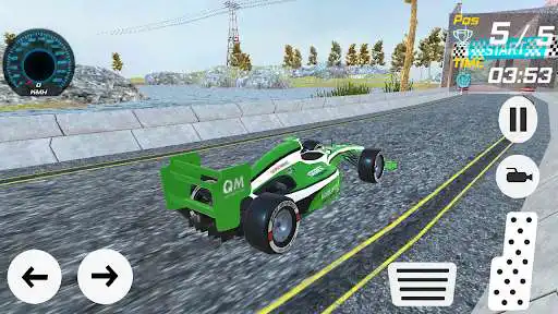Play Formula Car Racing: Stunt Game as an online game Formula Car Racing: Stunt Game with UptoPlay